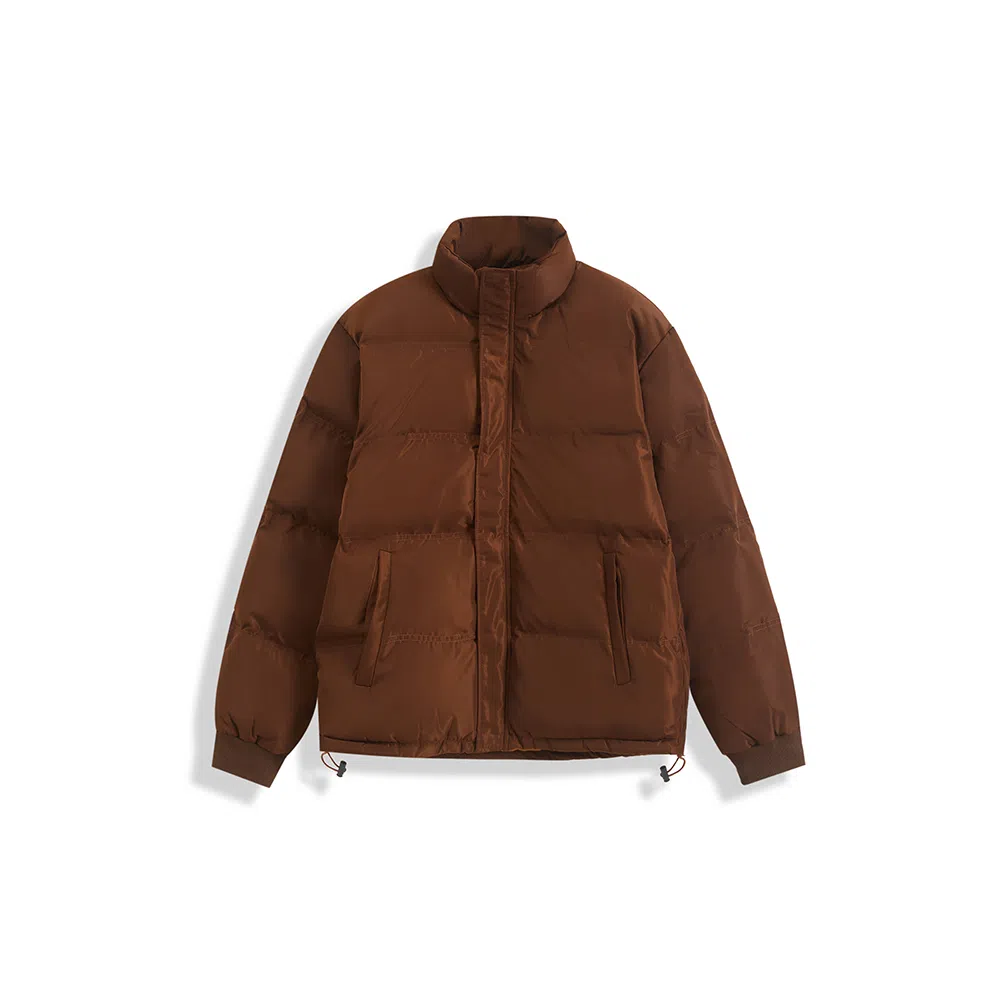 我是大卫 纯色简约立领面包服棉服 男女同款