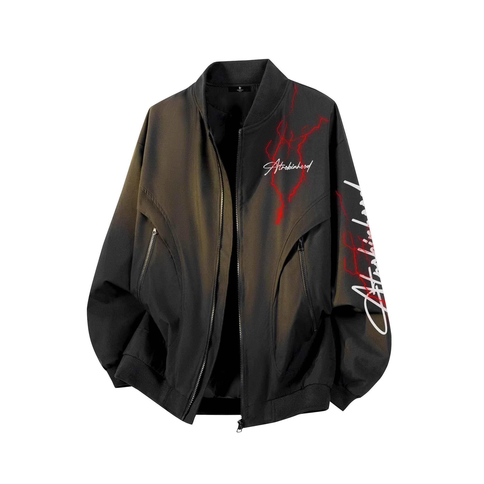 ROBINHOOD Lightning Logo Zip-Up Jacket