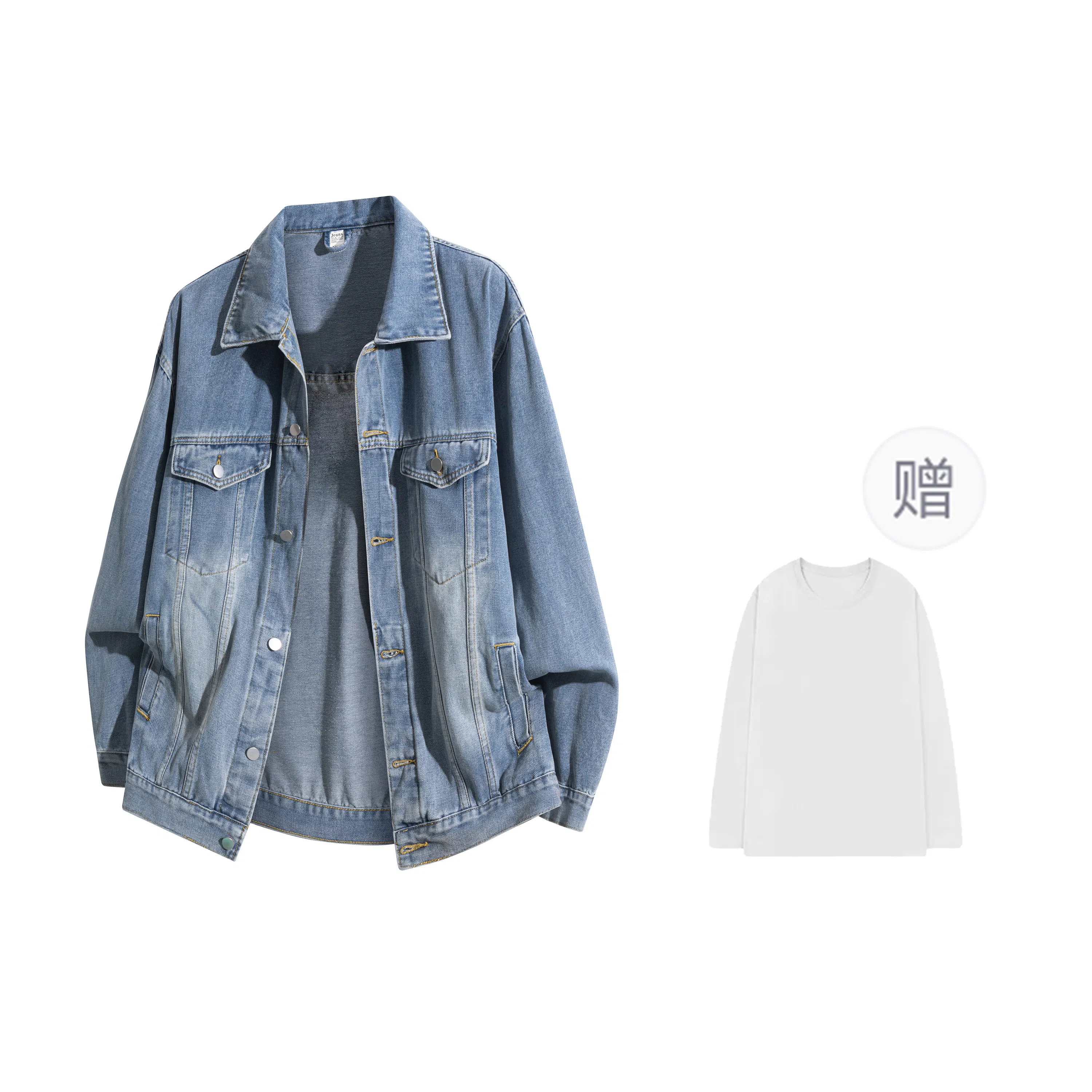MARK WAFFLE Denim Jacket