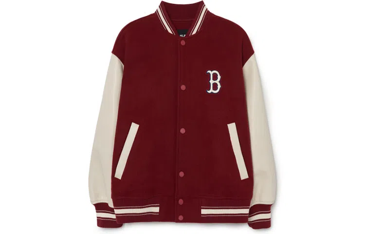 MLB Boston Red Sox Logo Baseball Jacket
