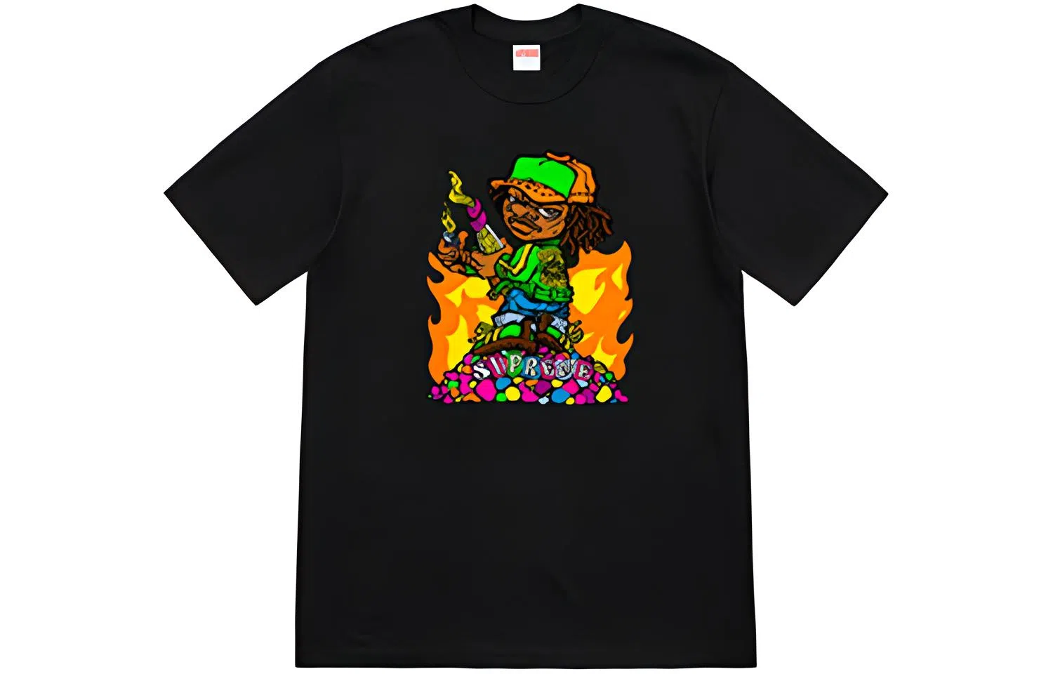 Supreme SS19 Molotov Kid Tee Black