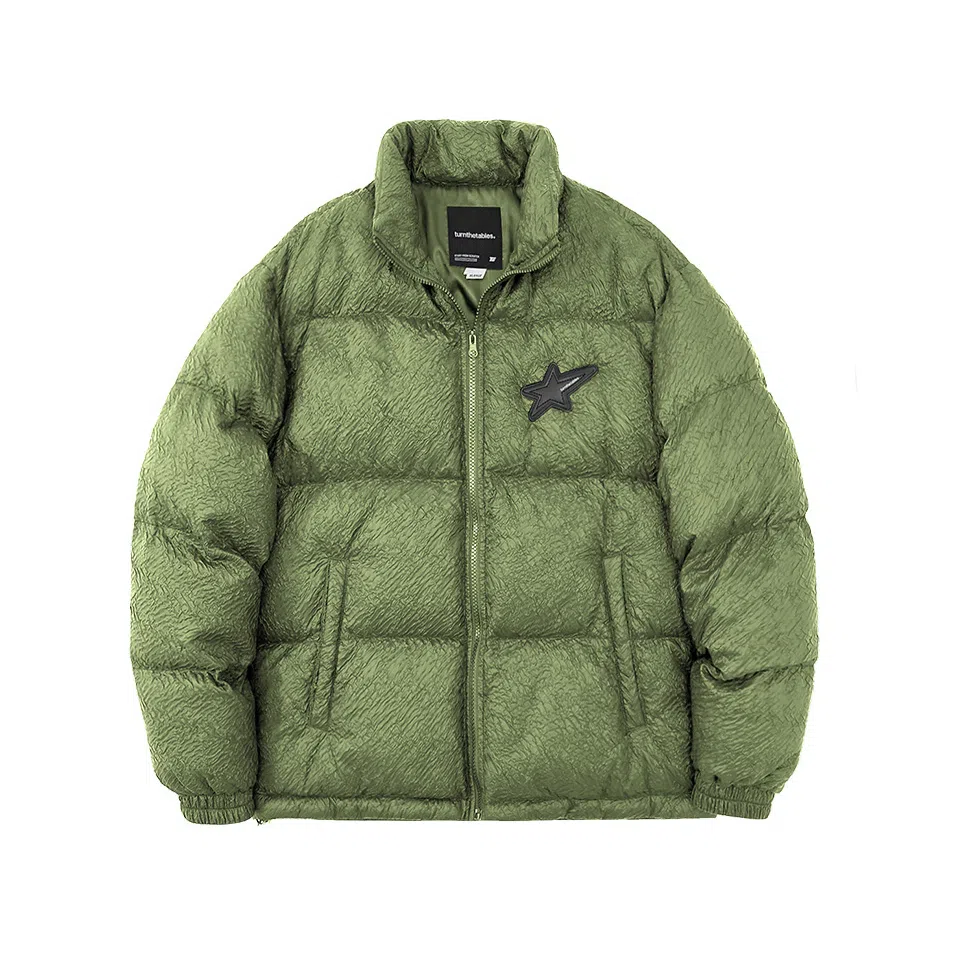 TURNTHETABLES FW22 Pleated Texture Puffer Coat