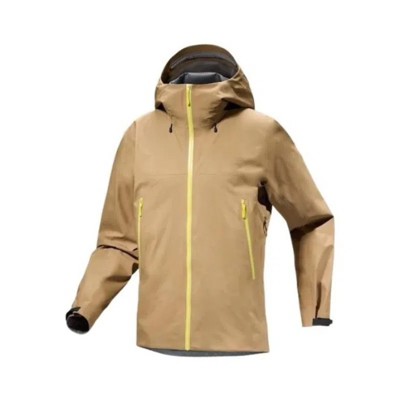 浪莎  纯色连帽户外登山拉链  防水防风冲锋衣 男女同款