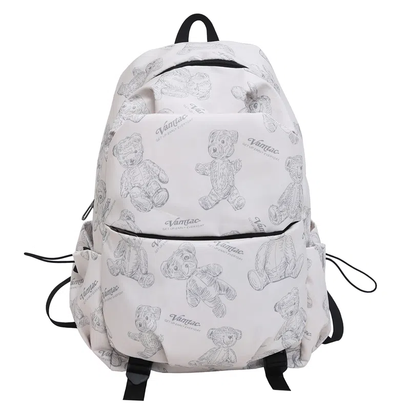 垣途者 涂鸦小熊韩版百搭 尼龙 双肩包 女款 多色