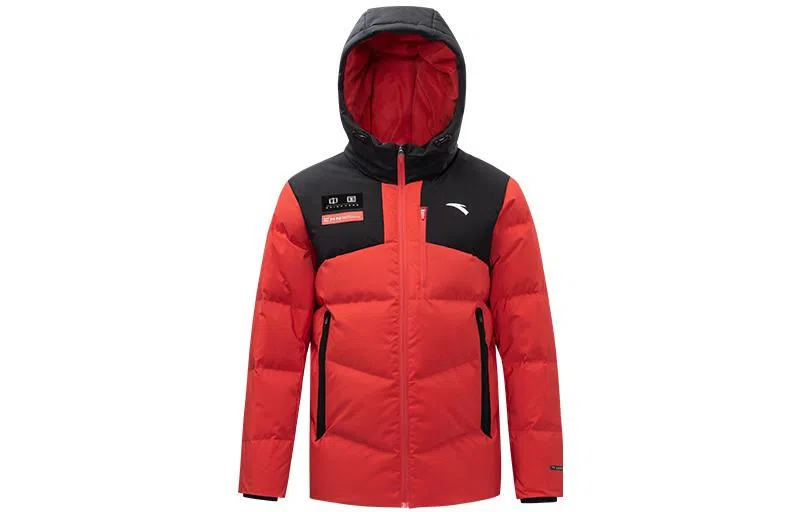 Anta Puffer Jacket Red