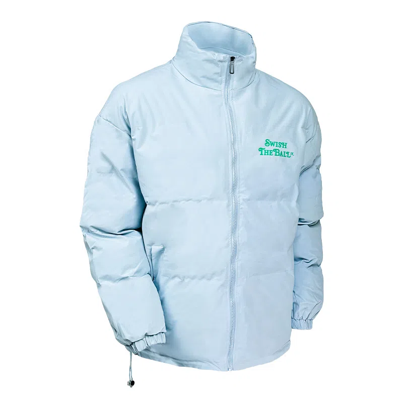 SWISH THE BALL IN LOGO