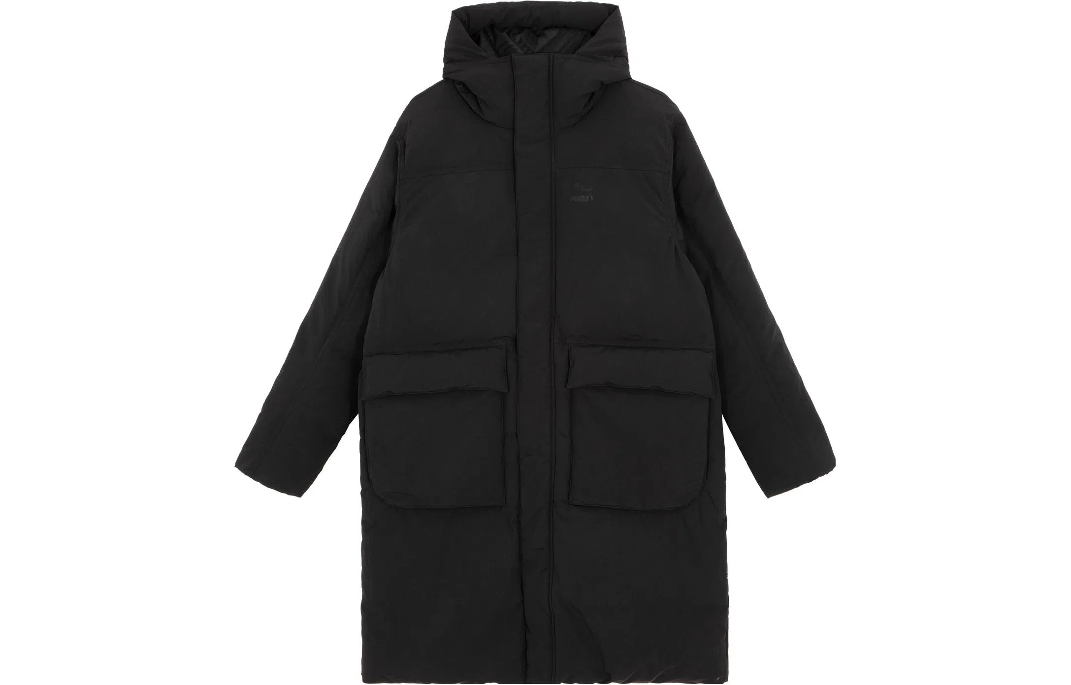PUMA Long Down Coat Black