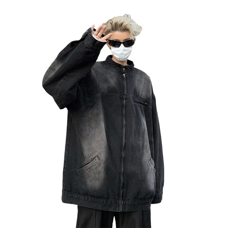 M-MAICCO Vintage Unisex Denim Jacket