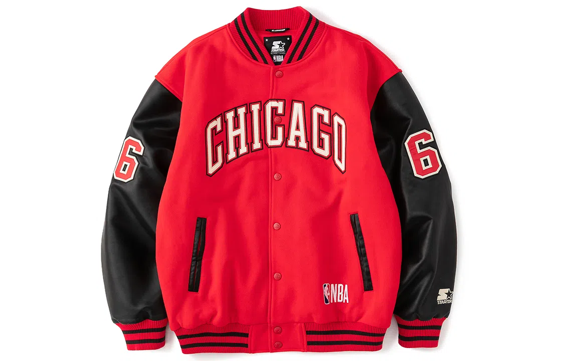 STARTER x NBA Bulls Red Jacket