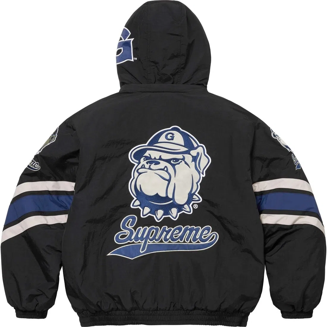 Supreme x Mitchell & Ness Hooded Stadium Jacket