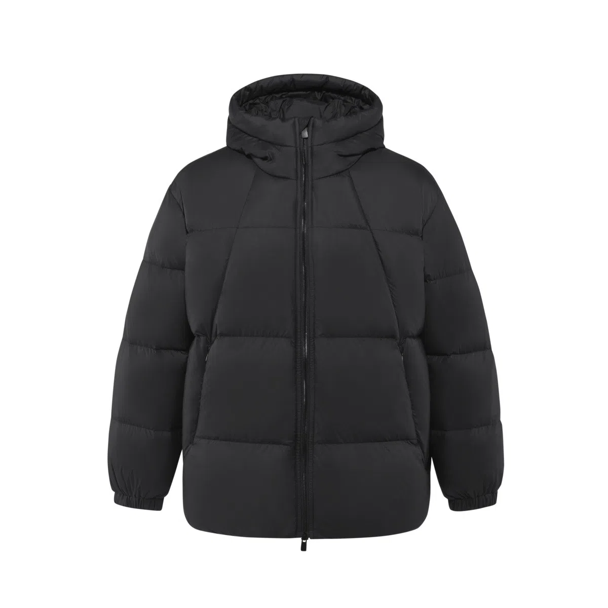 森马 纯色保暖宽松无帽立领羽绒服 男款