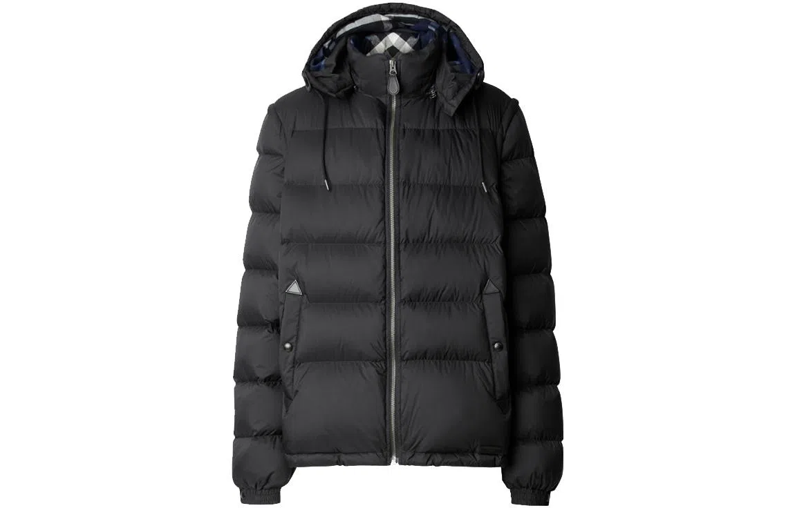Burberry Quilted Down Jacket Black