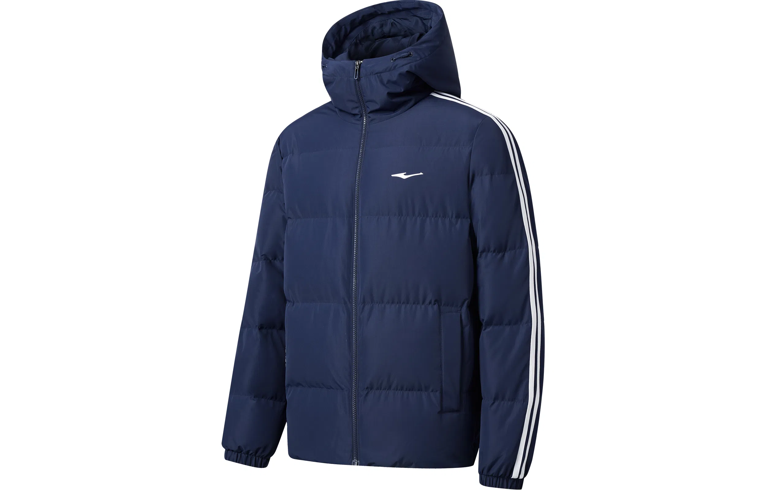Erke Water-Repellent Down Jacket Blue Black