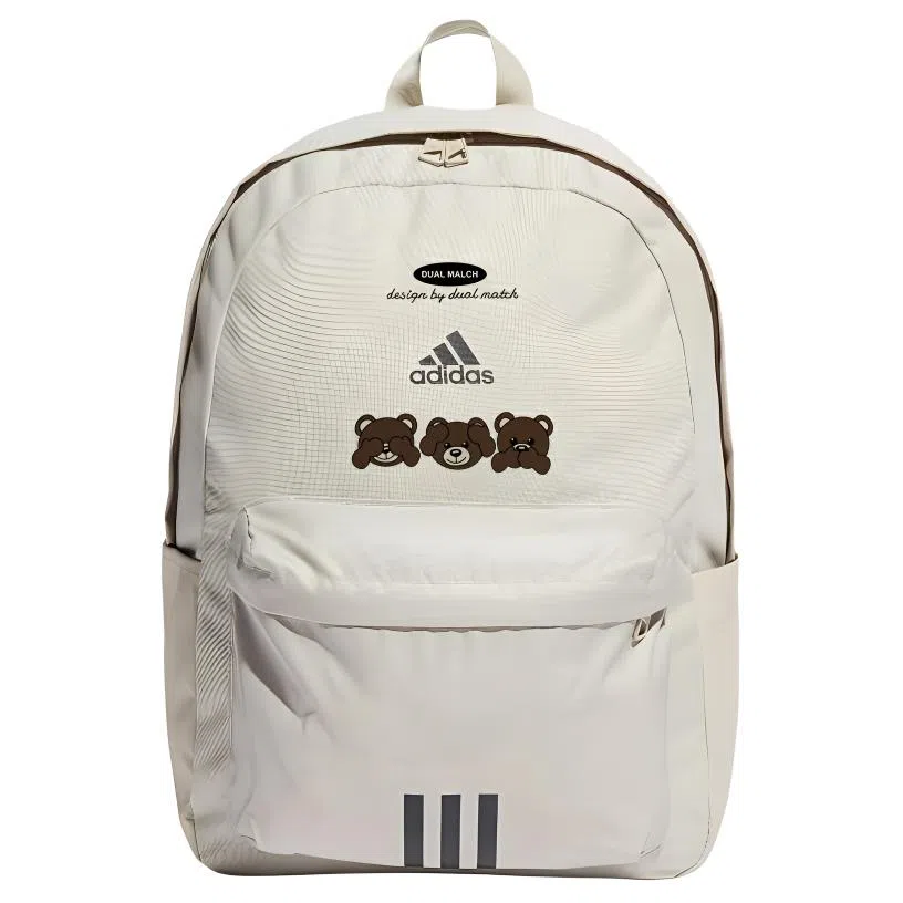 adidas Classic Badge Backpack Light Grey Black