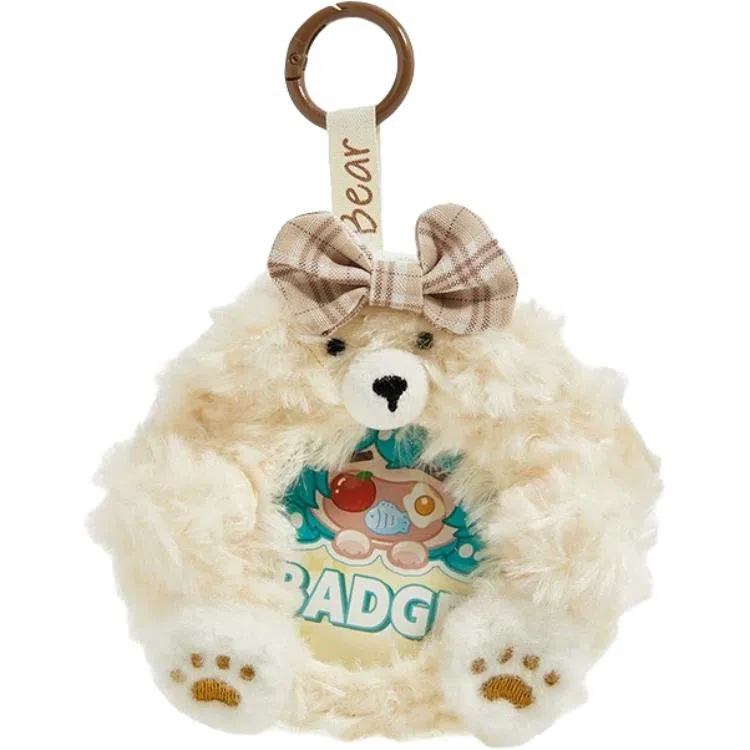 兰妮诗 烘焙系列甜点款国风蝴蝶结装饰  谷圈挂件