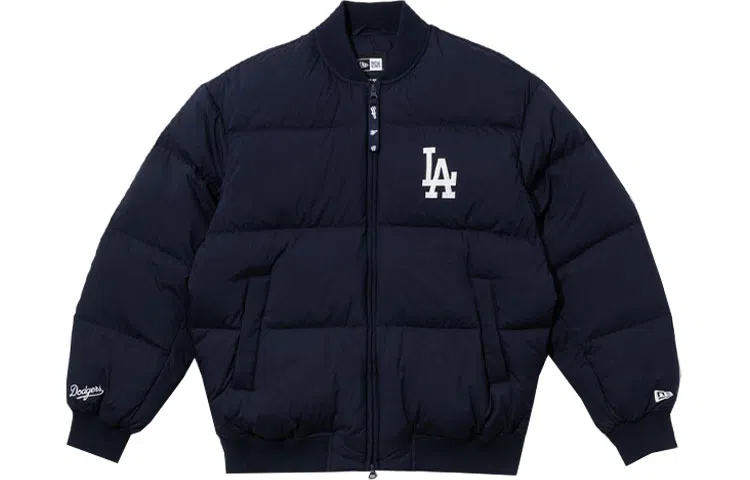 New Era x MLB Dodgers Embroidered Puffer Jacket