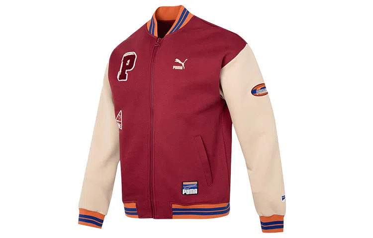 PUMA Team Badge Bomber Jacket Dk