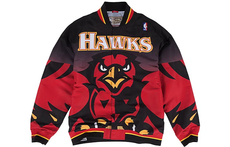 Mitchell & Ness Atlanta Hawks 95-96 Warm-Up Jacket Red