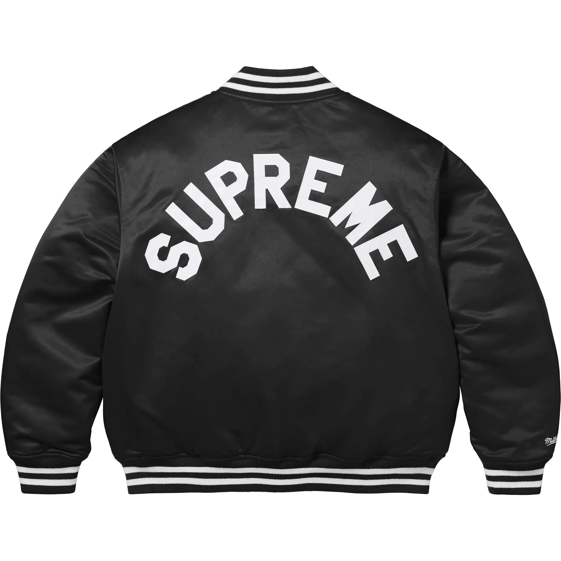 Supreme x Mitchell&Ness Satin Varsity Jacket