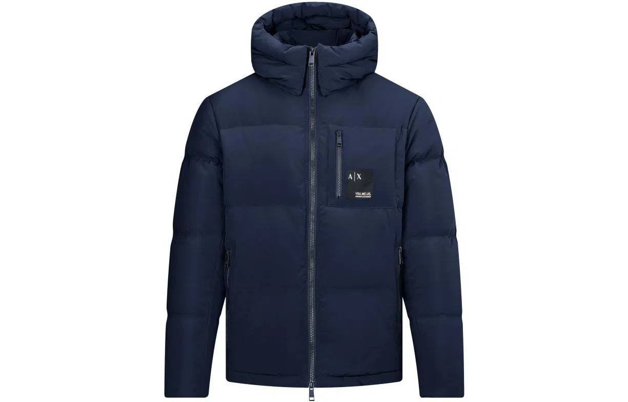 Armani Exchange FW22 Down Jacket Navy
