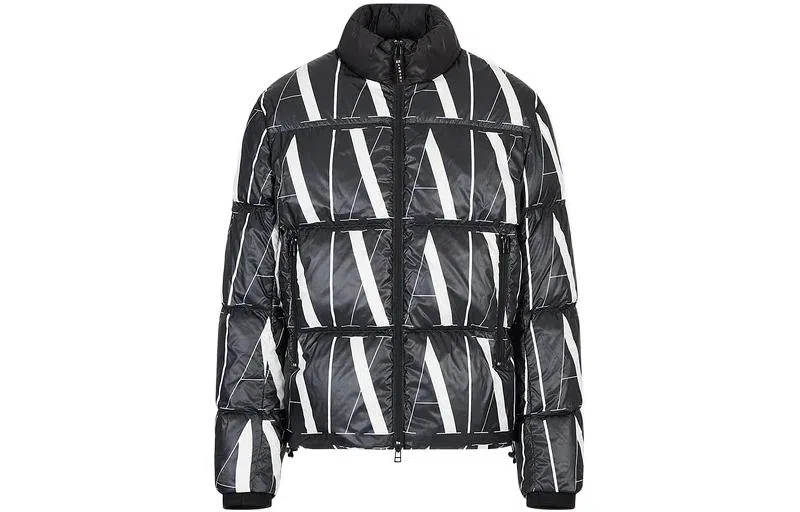 Armani Exchange FW22 Logo Puffer Jacket Black