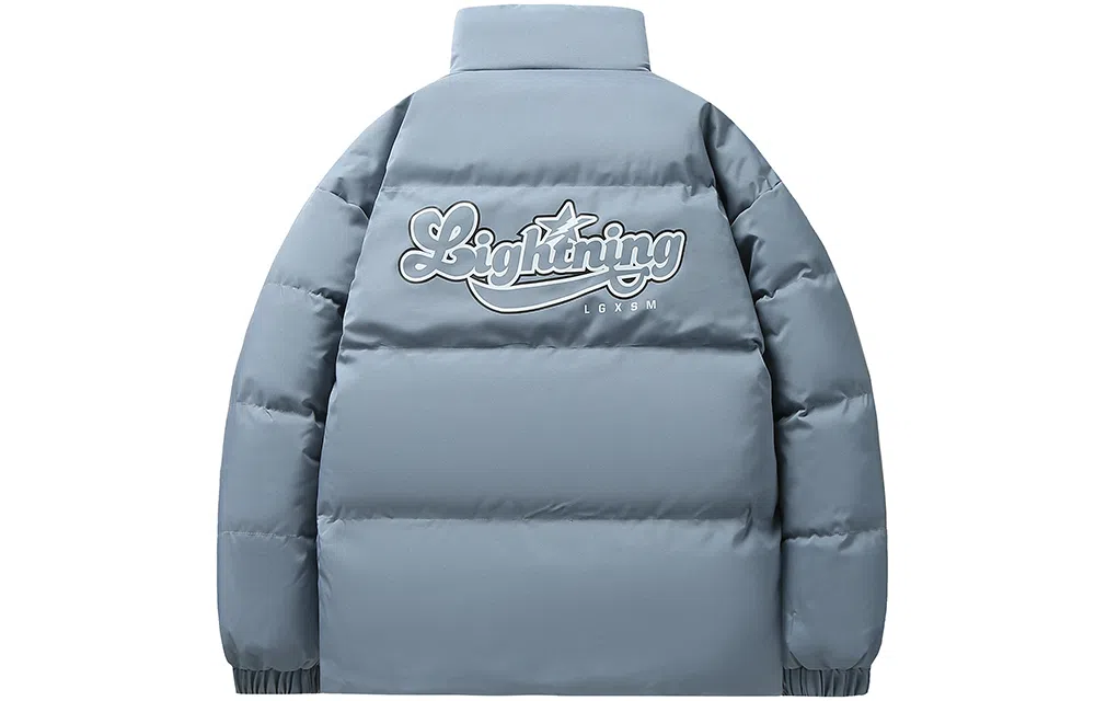 Lightning X Storm Retro College Style Puffer Jacket