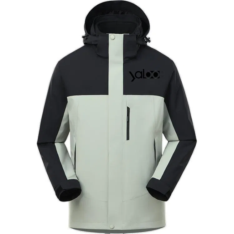 雅鹿优选  合身休闲时尚百搭通勤连帽  防水防风透气耐磨保暖冲锋衣 男款