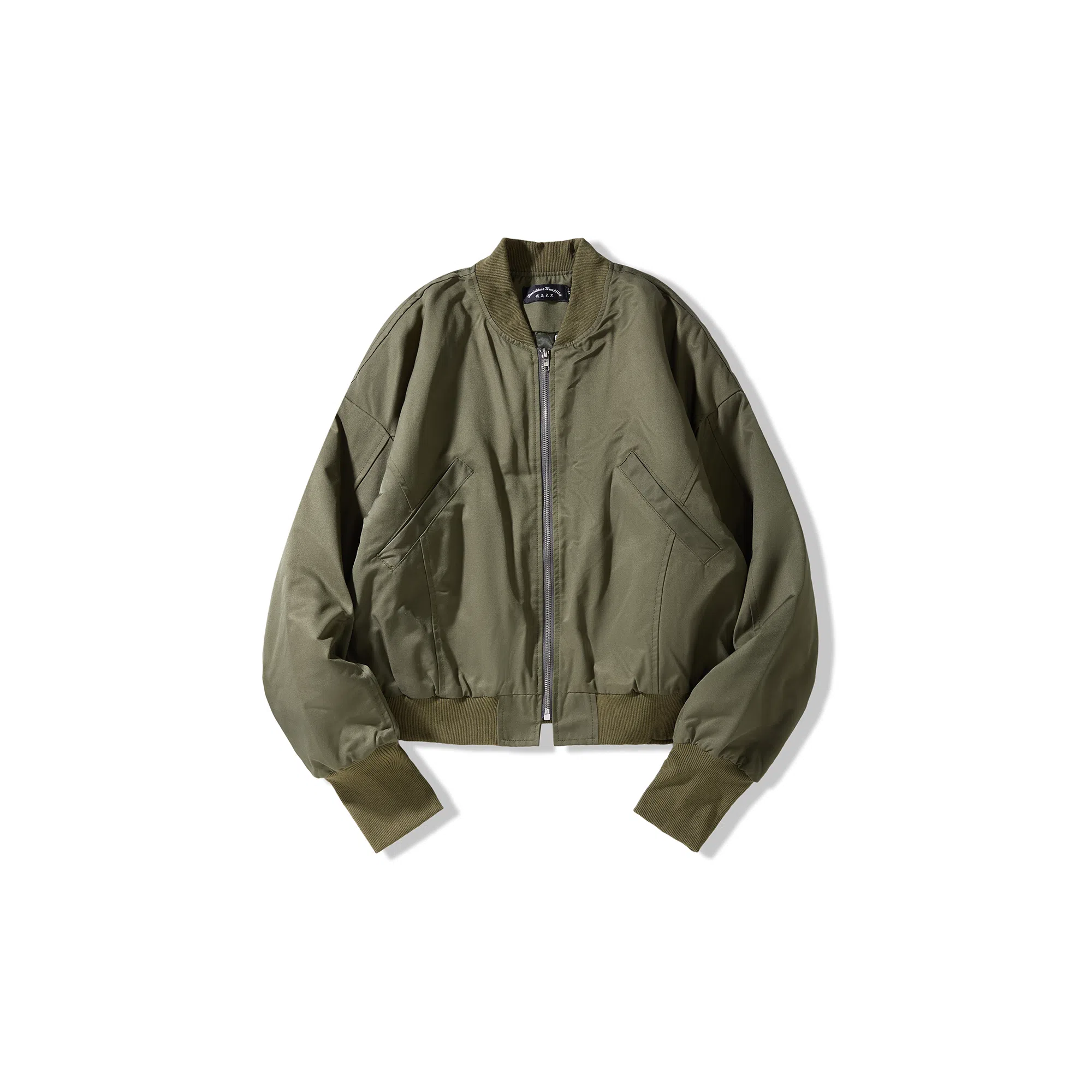 我是大卫 韩系飞行员基础款拉链棒球服多口袋夹克 男女同款