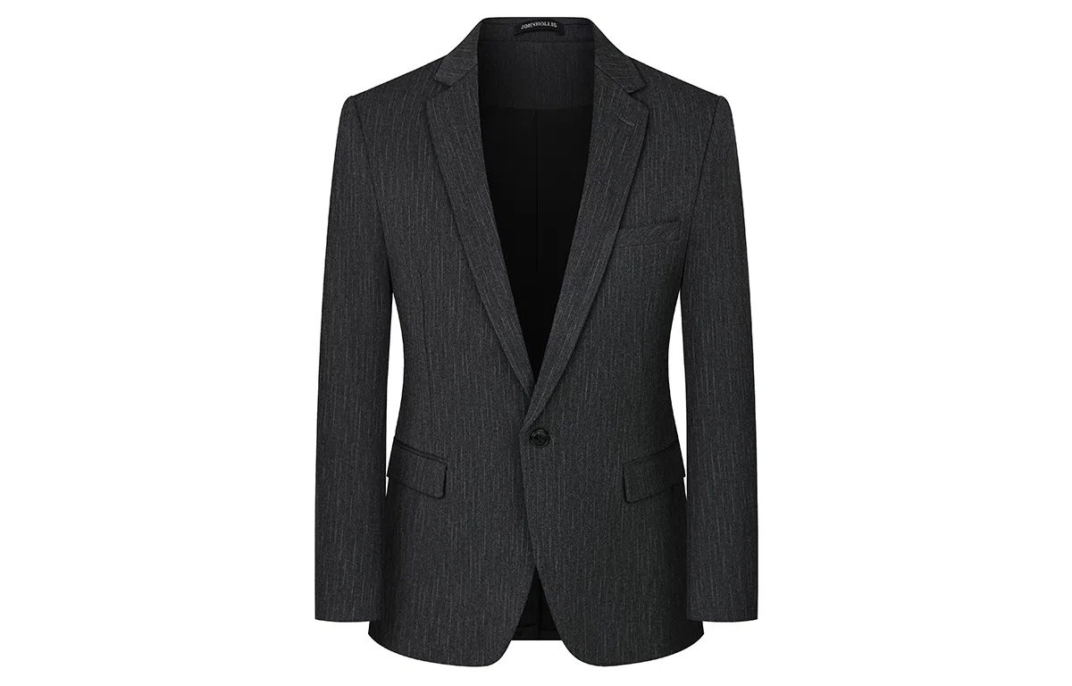 JOHNHOLLIS Dotted Stripe Suit