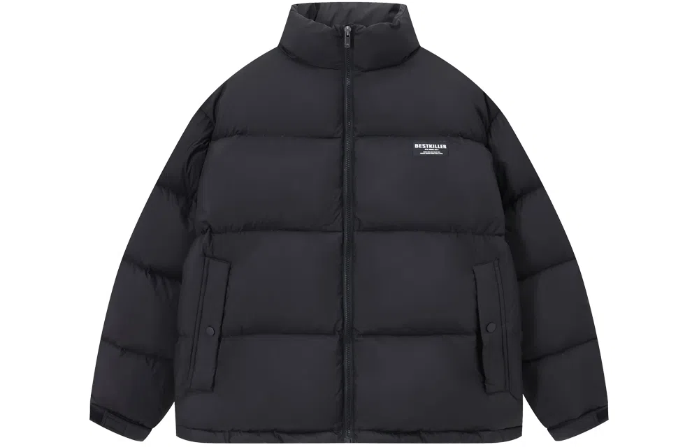 BTK Basic Letter Print Down Jacket