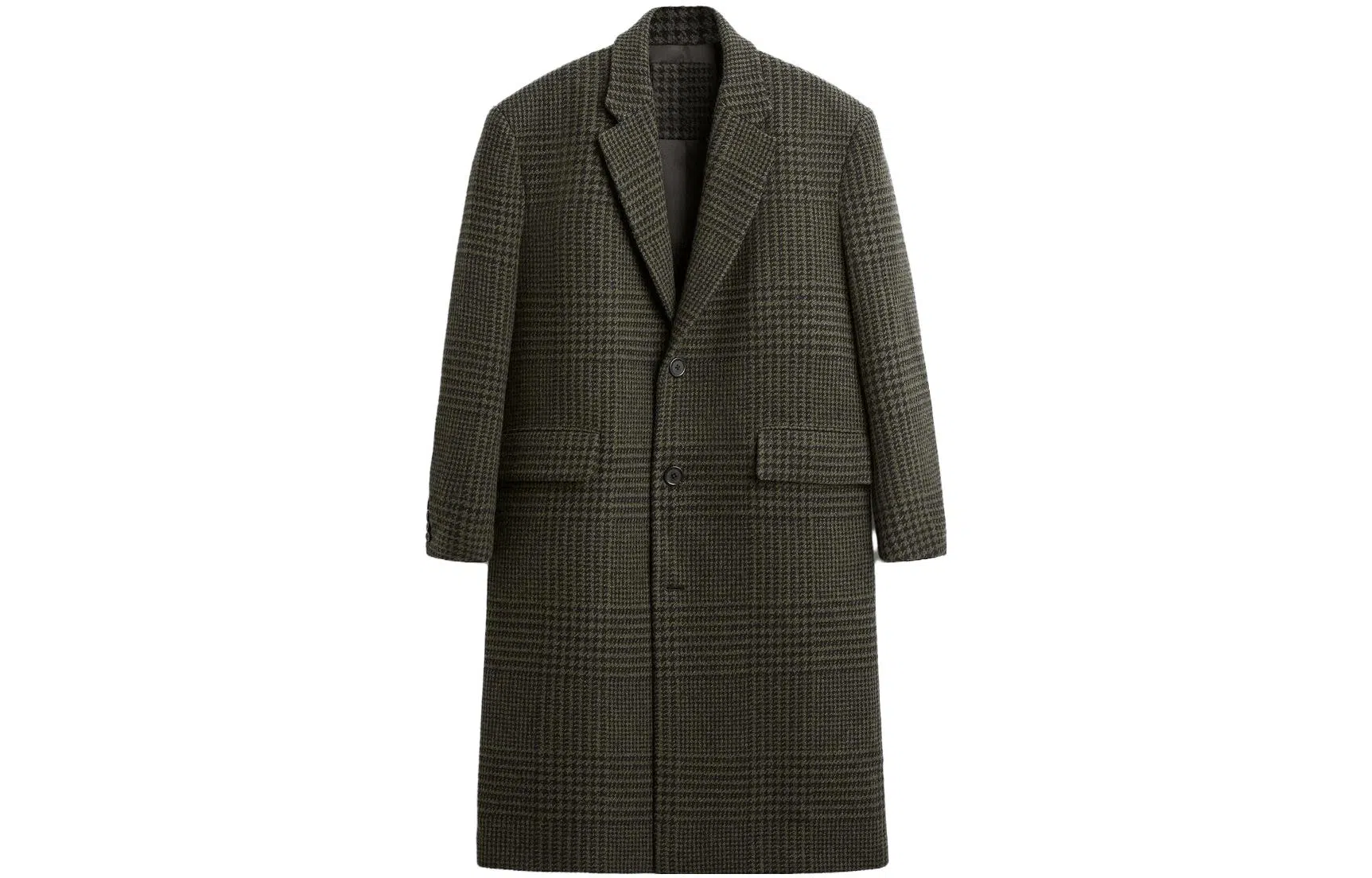 ZARA Harry Lambert Plaid Wool Coat