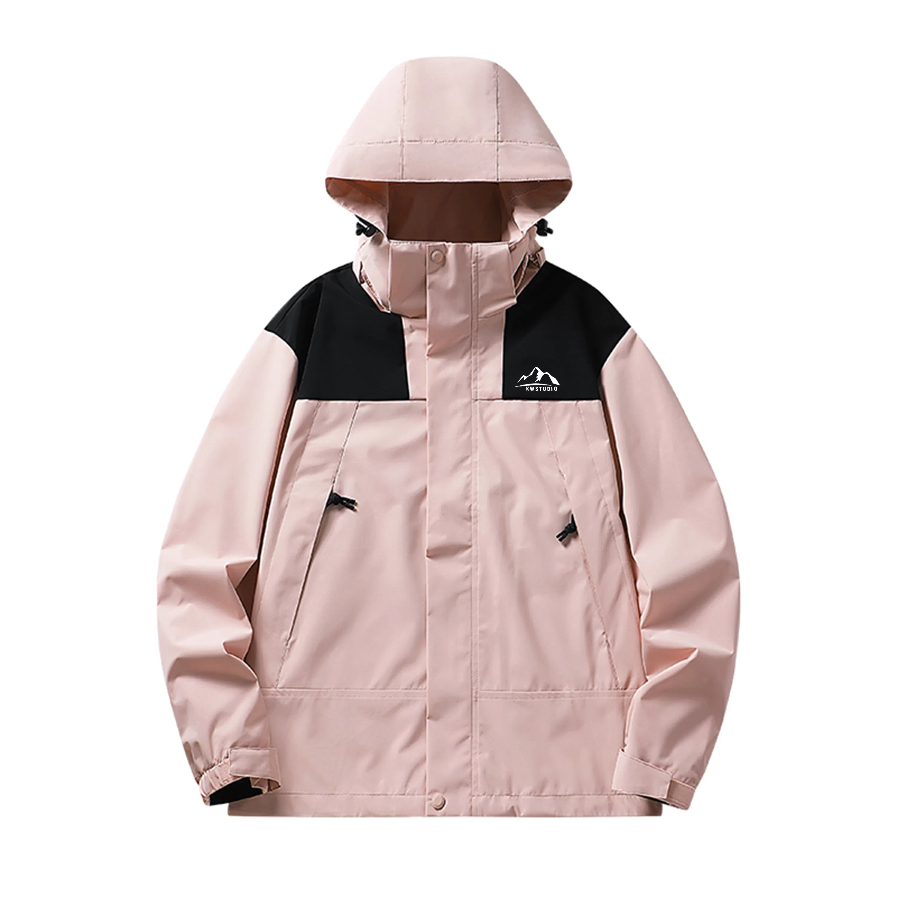 KW Mountain Print Windproof Waterproof Jacket