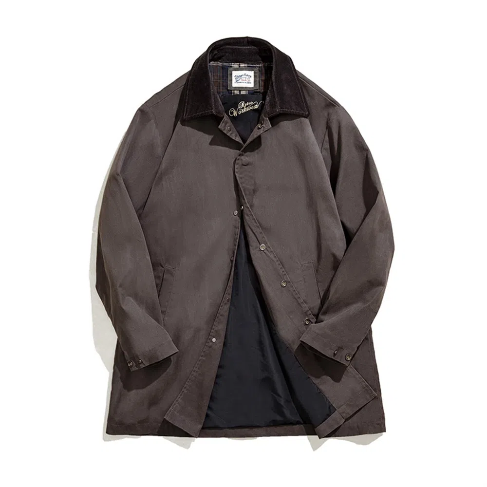 MADEN Waxed Coat Coffee