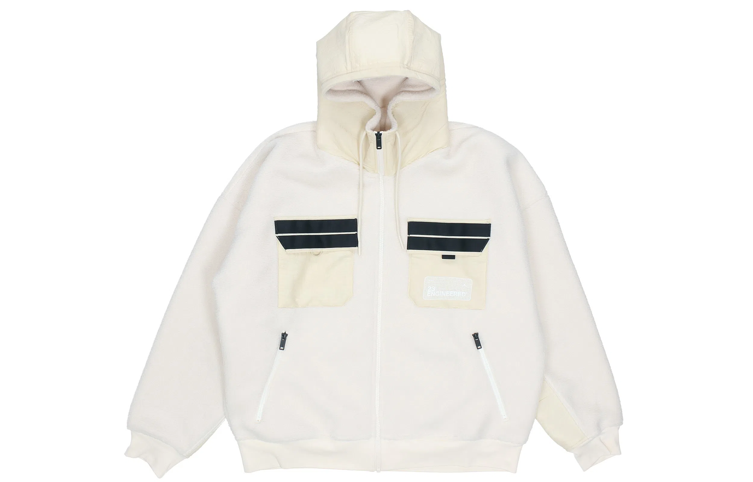 Jordan Fleece Hoodie Jacket Men Light Ivory