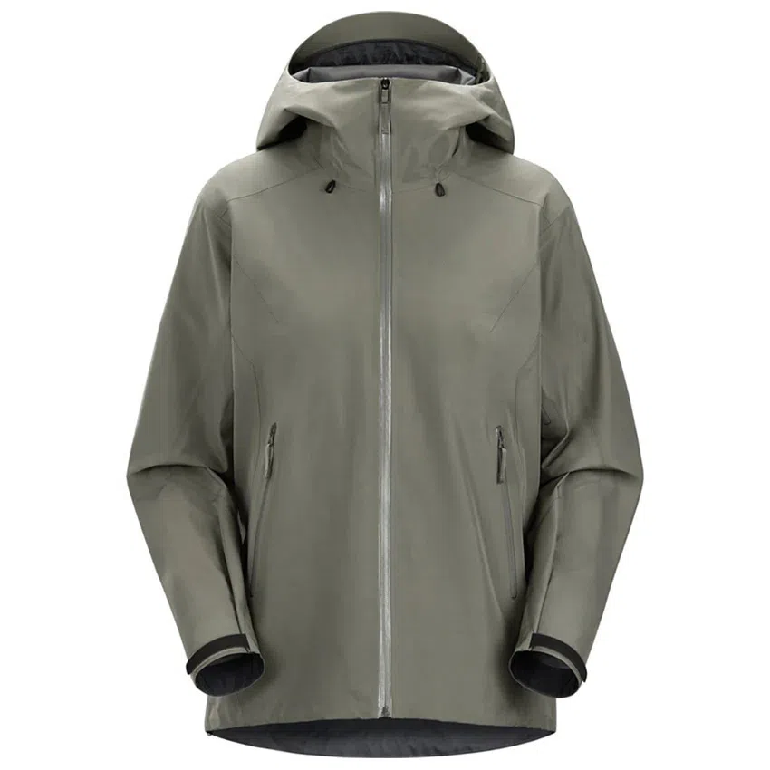 浪莎  纯色拉链连帽百搭休闲  防水防风冲锋衣 男女同款