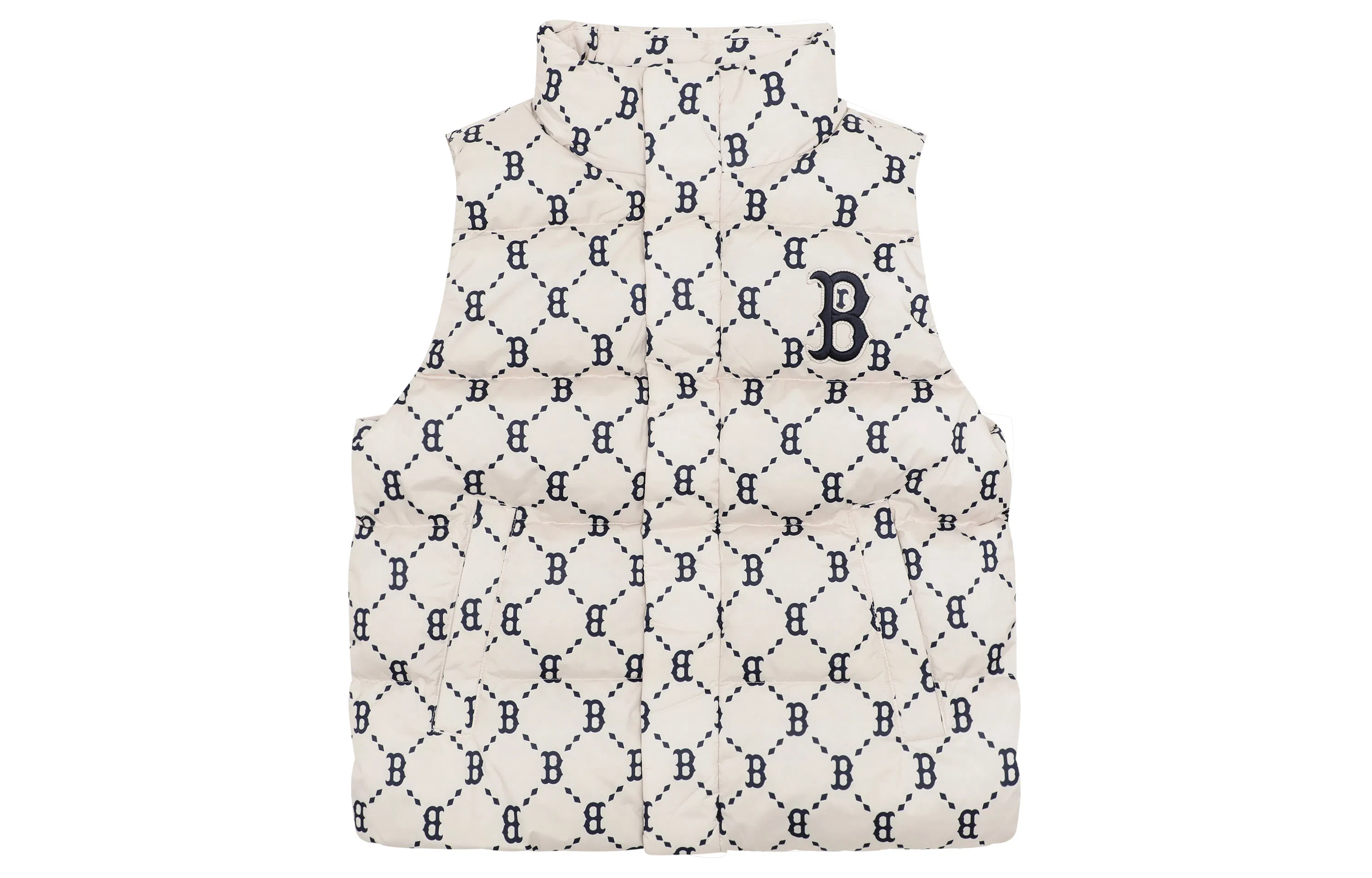 MLB Diamond Monogram Vest Beige