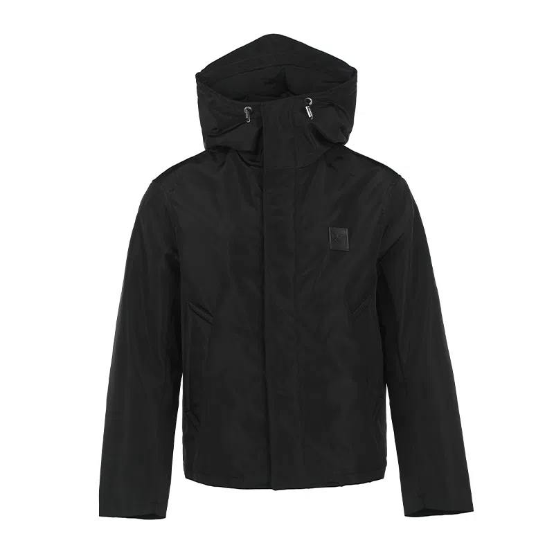 Emporio Armani FW22 Black Cotton Jacket