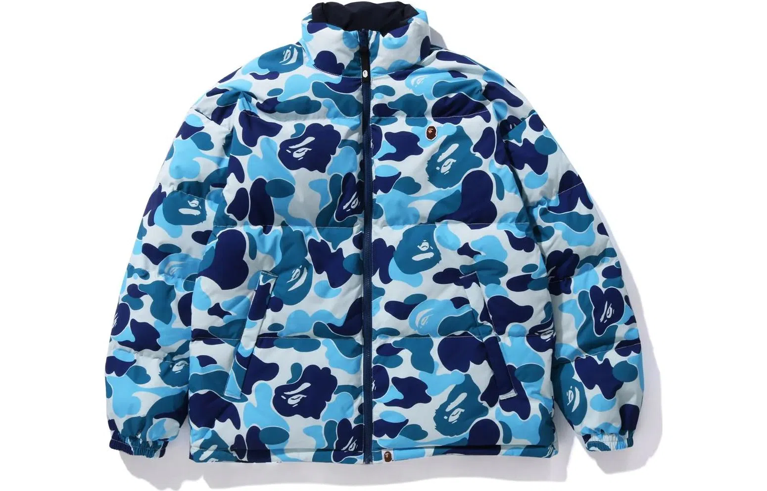 A BATHING APE Abc Camo Reversible Down Jacket