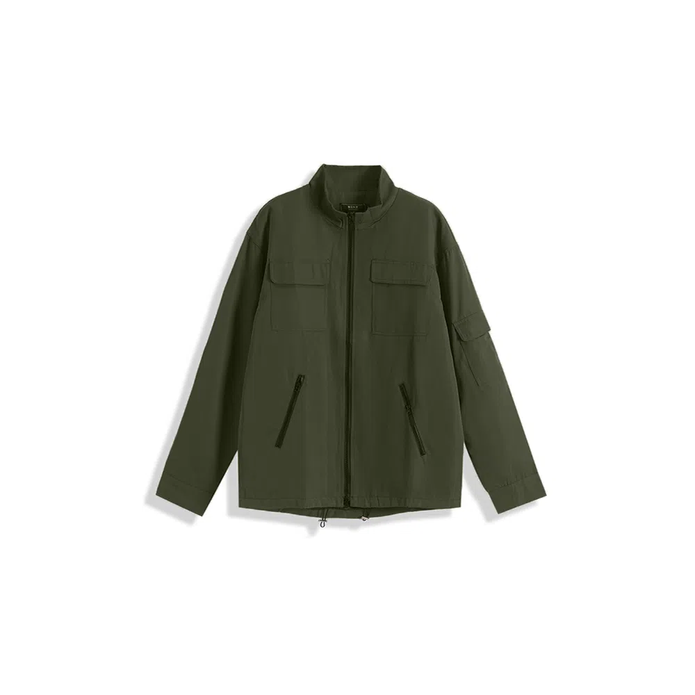 我是大卫 立领工装韩版保暖加厚夹克外套 男女同款