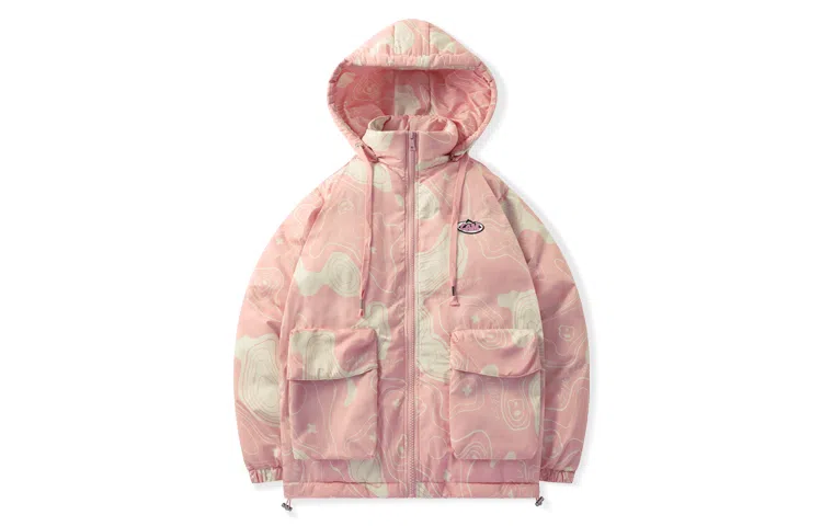 LAMLICKA Camo Hoodie Jacket Pink