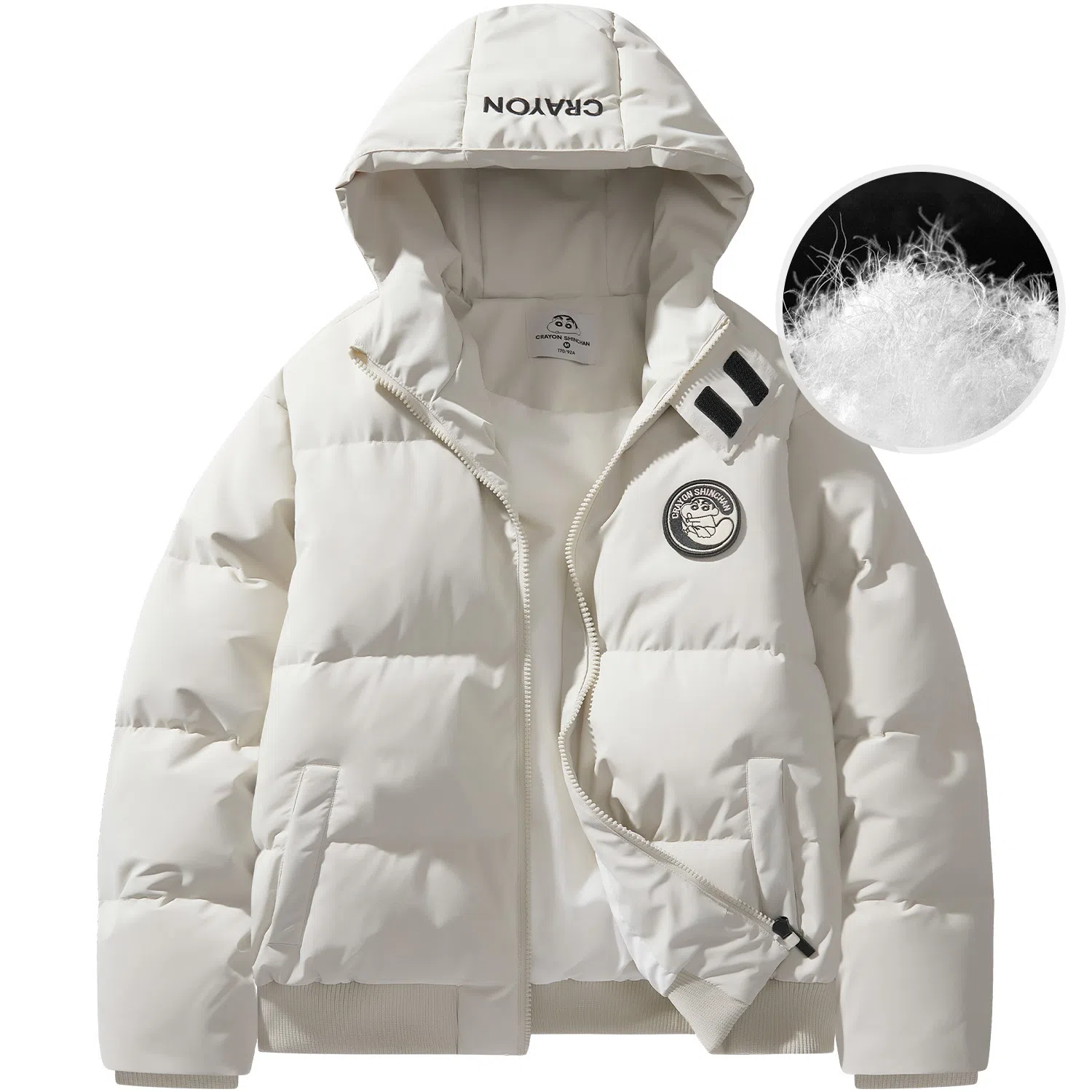 Crayon Shin-chan Hooded Down Jacket