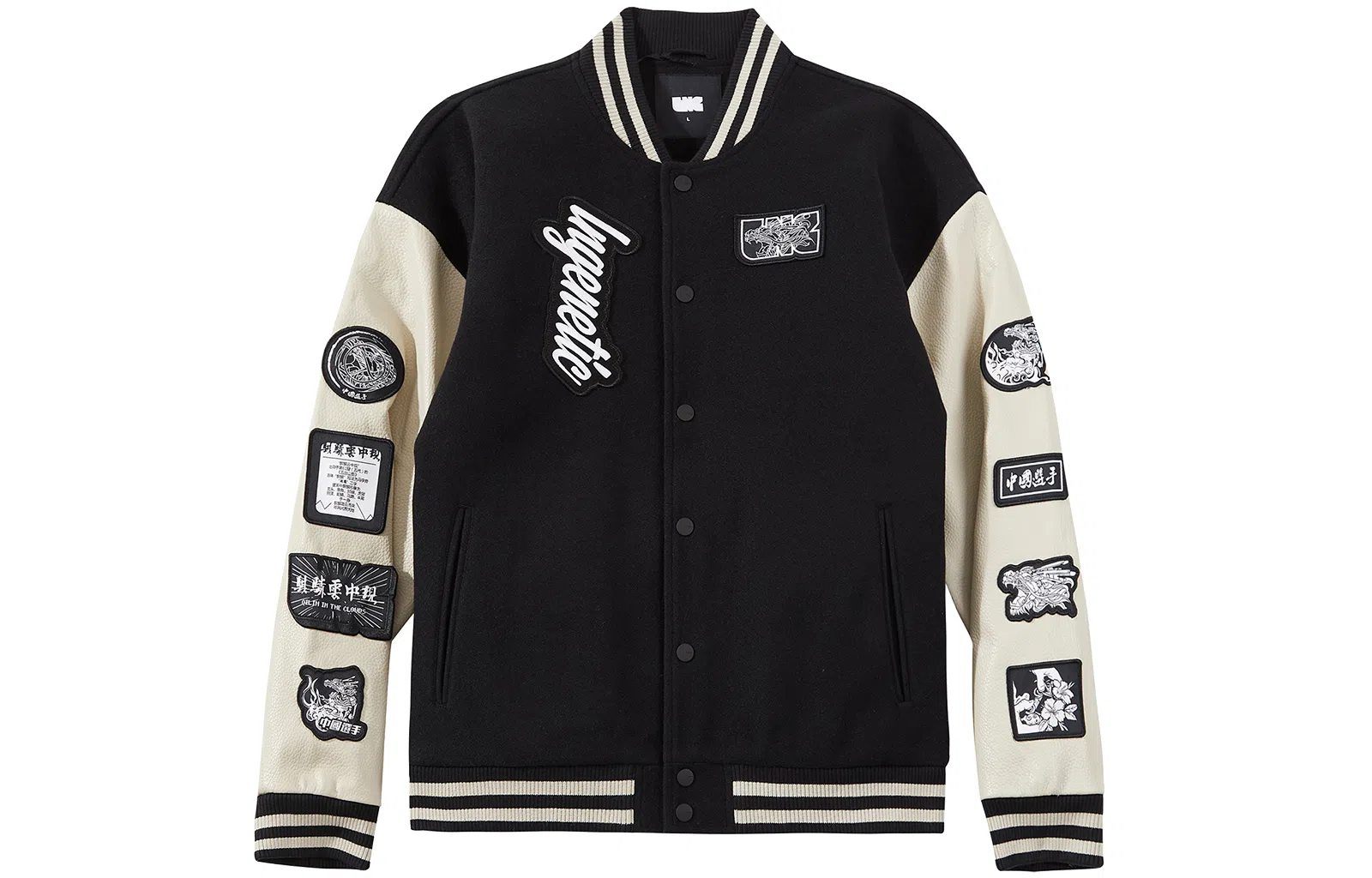 LNG Baseball Jacket Black