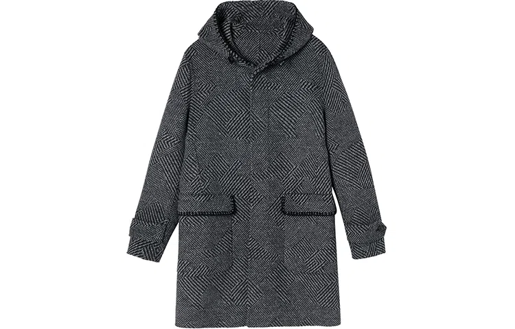 David Naman FW22 Grey Coat