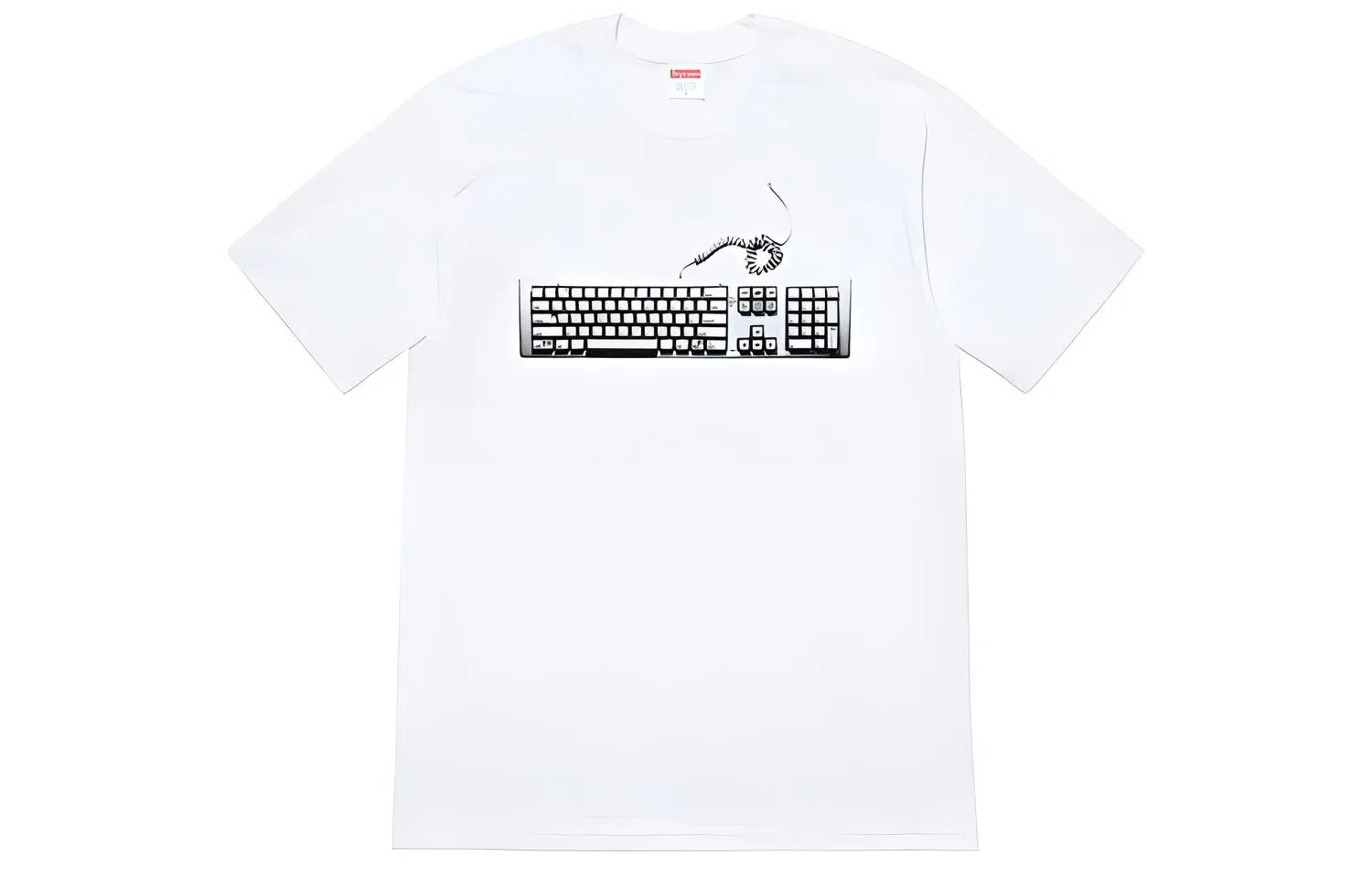 Supreme SS19 Keyboard Tee White