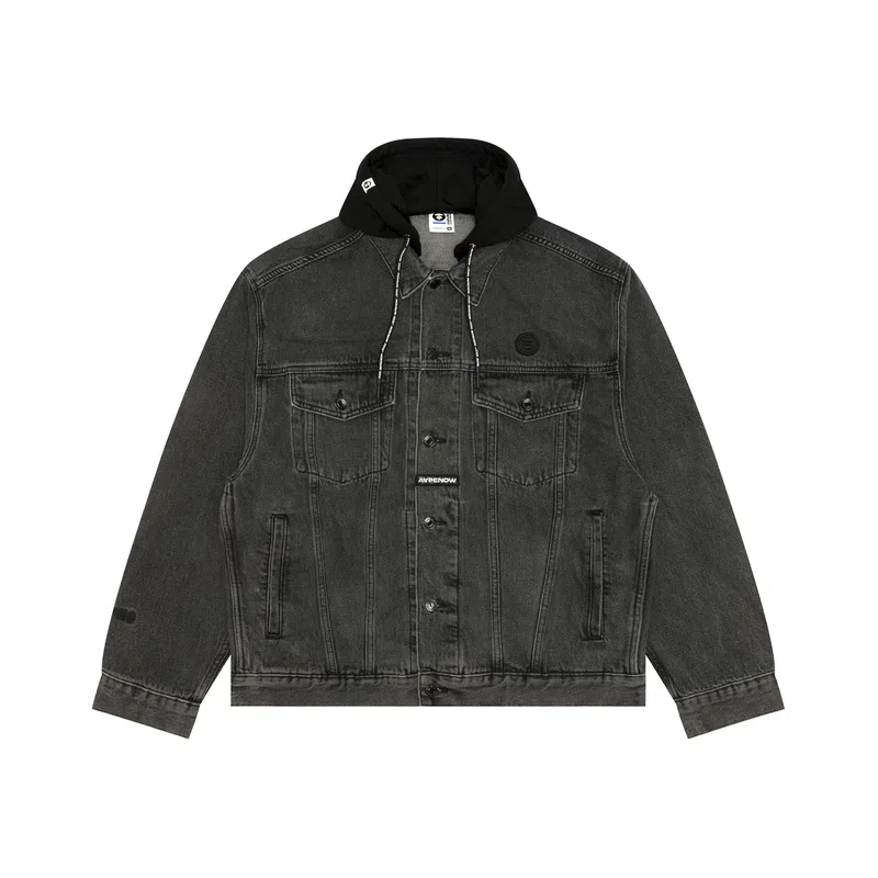 Aape FW24 Denim Jacket Black