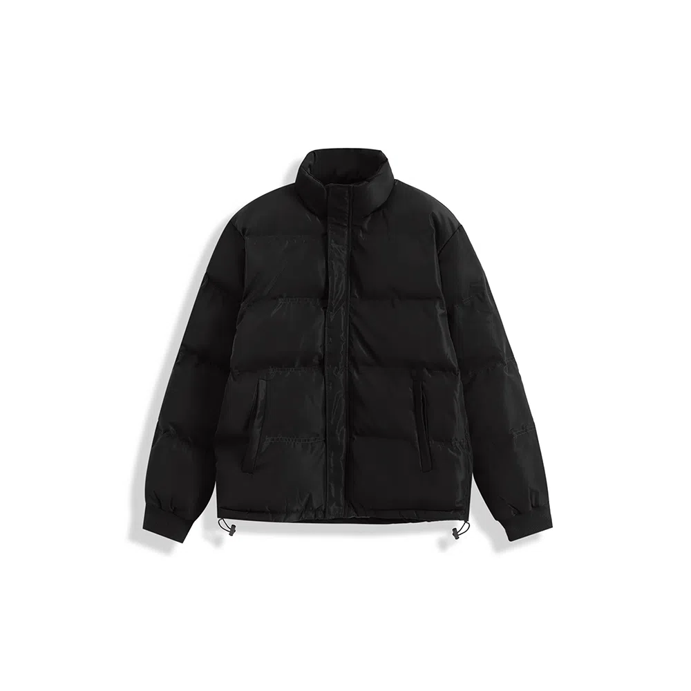 我是大卫 纯色简约立领面包服棉服 男女同款