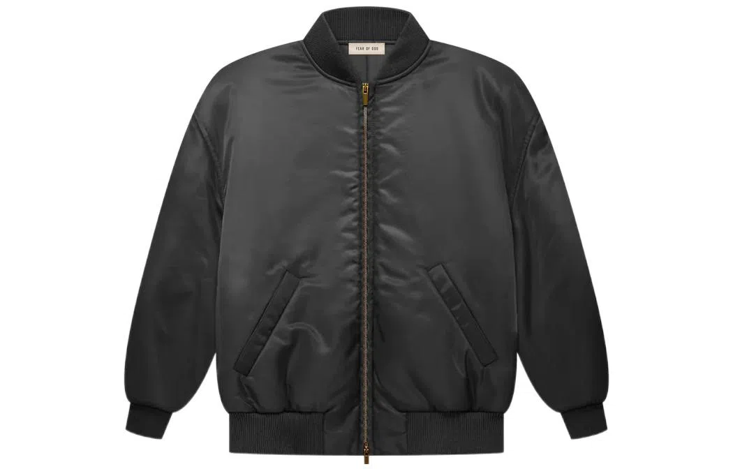 Fear of God Nylon Twill Bomber Black