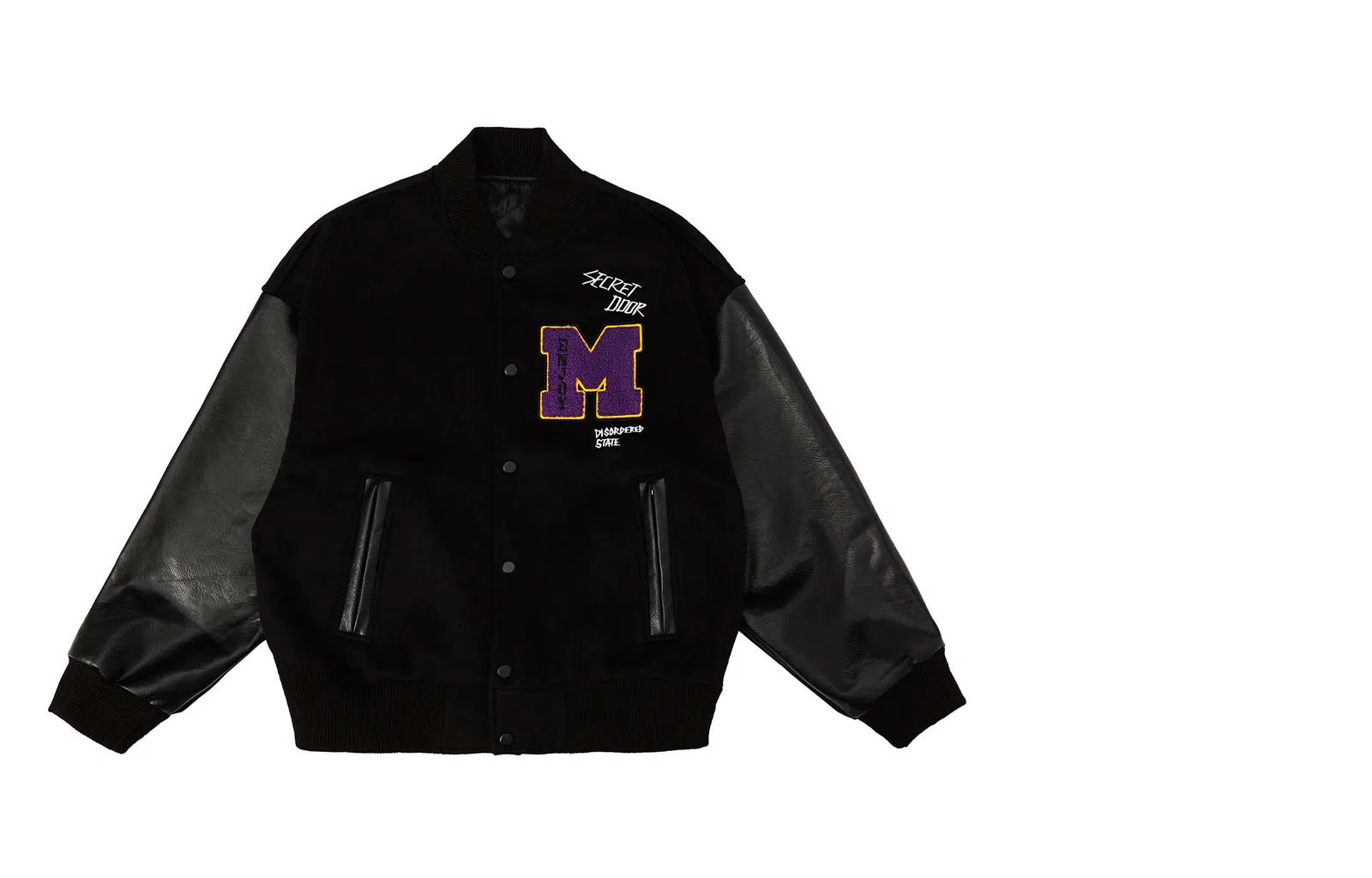 MR.ENJOYDA MONEY FW21 Baseball Jacket Black