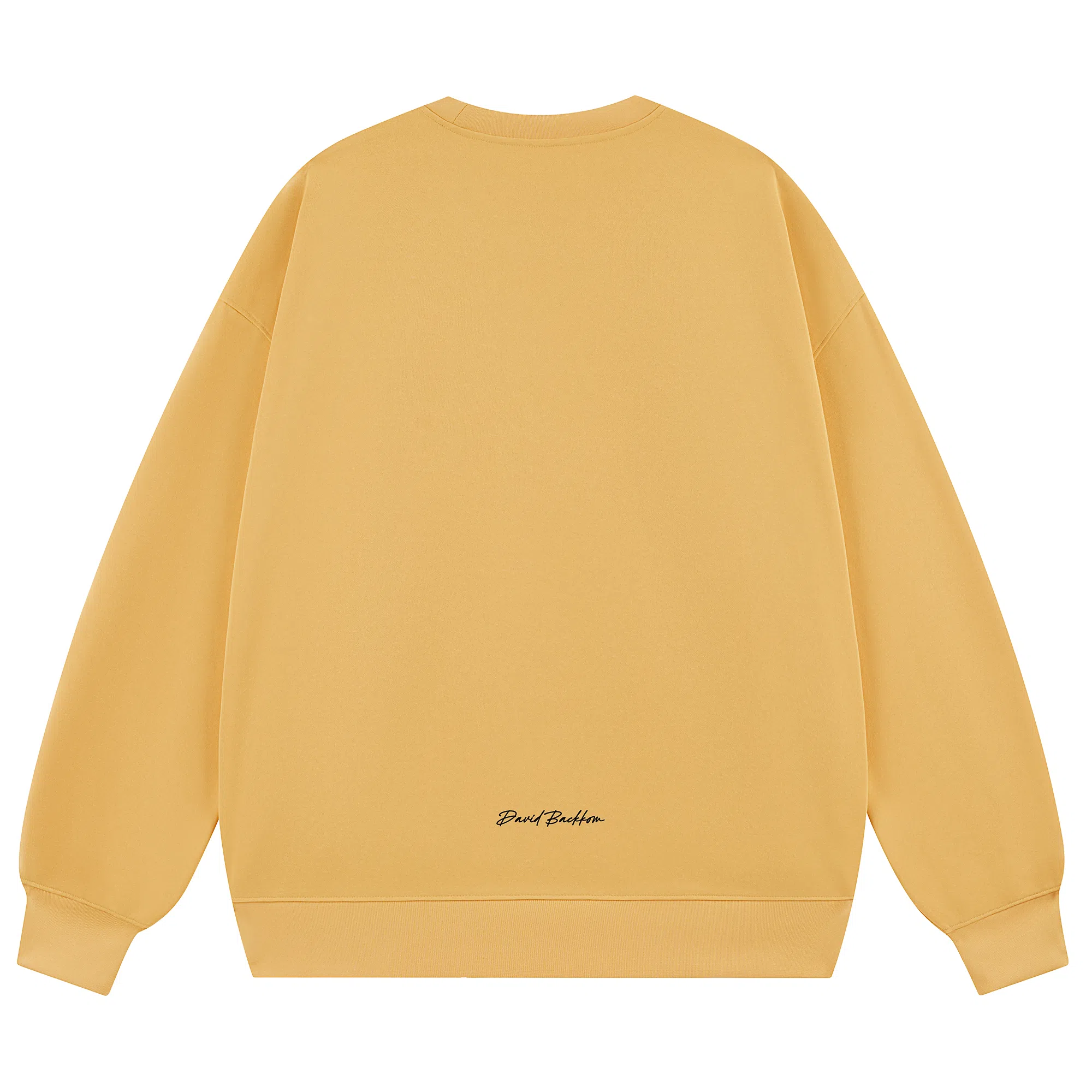 大卫贝肯 简约基础款美式复古纯色日常通勤百搭圆领休闲宽松落肩袖套头卫衣 男女同款