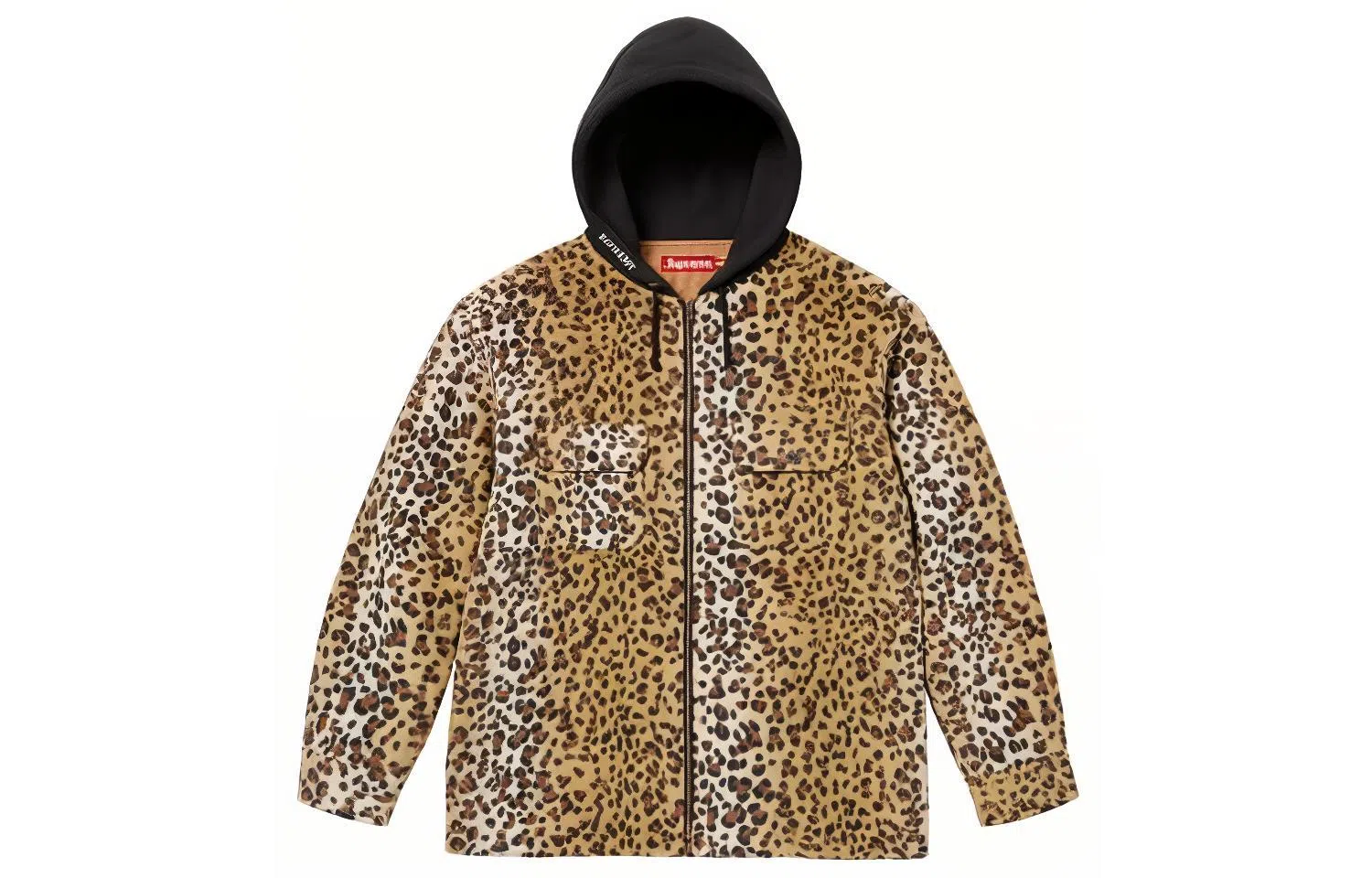 Supreme Fleece Zip Up Hooded Shirt